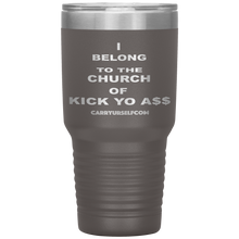 Load image into Gallery viewer, CARRYURSELF &quot;Church of Kick Yo A$$&quot; Desk Tumbler
