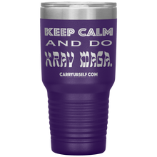 Load image into Gallery viewer, CARRYURSELF &quot;Keep calm and Do Krav Maga.&quot; 30oz Desk Tumbler
