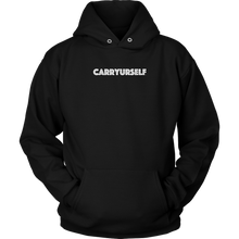 Load image into Gallery viewer, CARRYURSELF Larger Than Life CU Brand Hoodie (Universal Sized)
