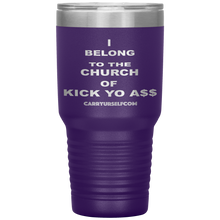 Load image into Gallery viewer, CARRYURSELF &quot;Church of Kick Yo A$$&quot; Desk Tumbler
