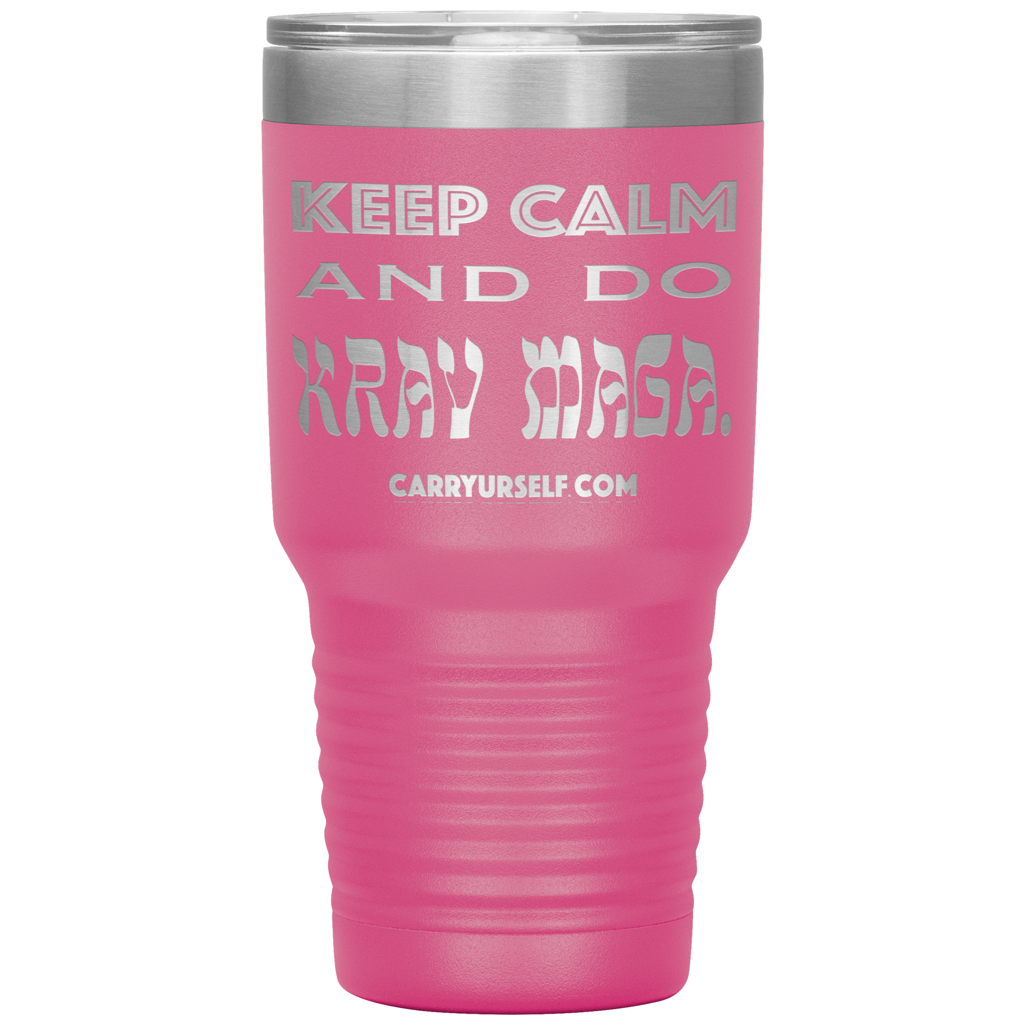 Kyra Pink Large Tumbler - Keep Your Drink Cool and Fashionable