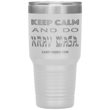 Load image into Gallery viewer, CARRYURSELF &quot;Keep calm and Do Krav Maga.&quot; 30oz Desk Tumbler
