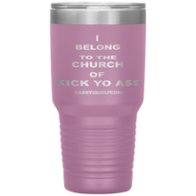 Load image into Gallery viewer, CARRYURSELF &quot;Church of Kick Yo A$$&quot; Desk Tumbler
