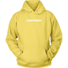 Load image into Gallery viewer, CARRYURSELF Larger Than Life CU Brand Hoodie (Universal Sized)
