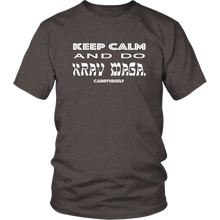 Load image into Gallery viewer, CARRYURSELF &quot;Keep Calm And Do Krav Maga&quot; Limited Edition T-shirt (white lettering)
