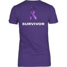 Load image into Gallery viewer, CARRYURSELF Limited Edition Kick Ass Survivor Purple Ribbon Tee
