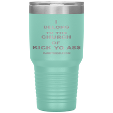 Load image into Gallery viewer, CARRYURSELF &quot;Church of Kick Yo A$$&quot; Desk Tumbler
