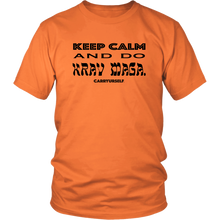 Load image into Gallery viewer, CARRYURSELF &quot;Keep calm and Do Krav Maga.&quot; Limited Edition T-Shirt (black lettering)
