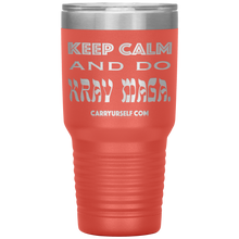 Load image into Gallery viewer, CARRYURSELF &quot;Keep calm and Do Krav Maga.&quot; 30oz Desk Tumbler
