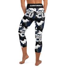 Load image into Gallery viewer, CARRYURSELF Cropped Camo Leggings - NAVY
