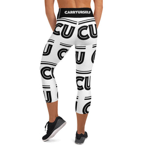 Carryurself CU Brand Capri Leggings