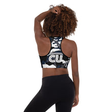 Load image into Gallery viewer, CARRYURSELF CAMO Padded Sports Bra - NAVY
