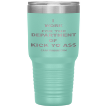 Load image into Gallery viewer, CARRYURSELF &quot;Department of Kick Yo A$$&quot; Desk Tumbler
