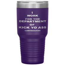 Load image into Gallery viewer, CARRYURSELF &quot;Department of Kick Yo A$$&quot; Desk Tumbler
