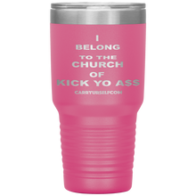 Load image into Gallery viewer, CARRYURSELF &quot;Church of Kick Yo A$$&quot; Desk Tumbler
