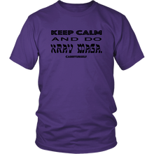 Load image into Gallery viewer, CARRYURSELF &quot;Keep calm and Do Krav Maga.&quot; Limited Edition T-Shirt (black lettering)
