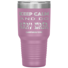 Load image into Gallery viewer, CARRYURSELF &quot;Keep calm and Do Krav Maga.&quot; 30oz Desk Tumbler
