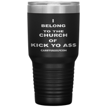 Load image into Gallery viewer, CARRYURSELF &quot;Church of Kick Yo A$$&quot; Desk Tumbler
