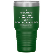 Load image into Gallery viewer, CARRYURSELF &quot;Church of Kick Yo A$$&quot; Desk Tumbler
