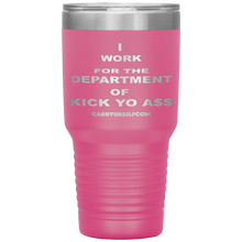 Load image into Gallery viewer, CARRYURSELF &quot;Department of Kick Yo A$$&quot; Desk Tumbler
